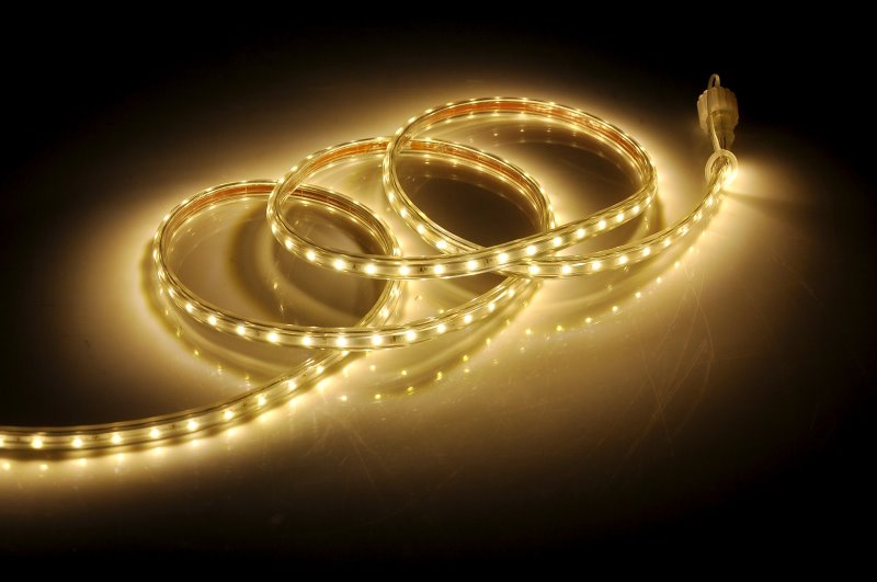 LED Streifen in weiß Leuchtender LED Streifen