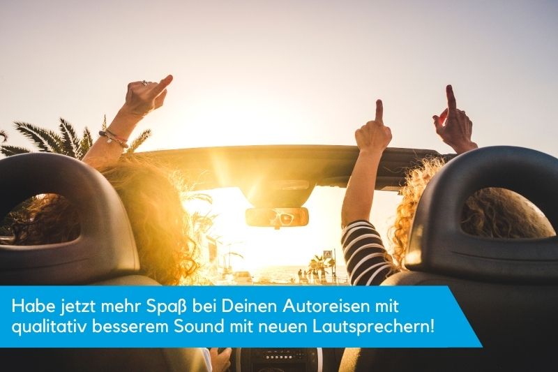 Mit Auto Lautsprecher Spaß beim Autofahren