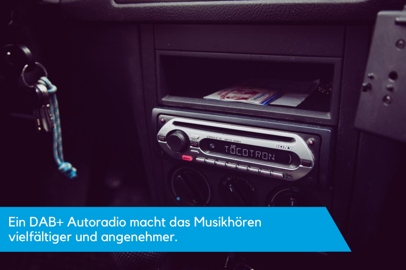 DAB+ Autoradio im Auto